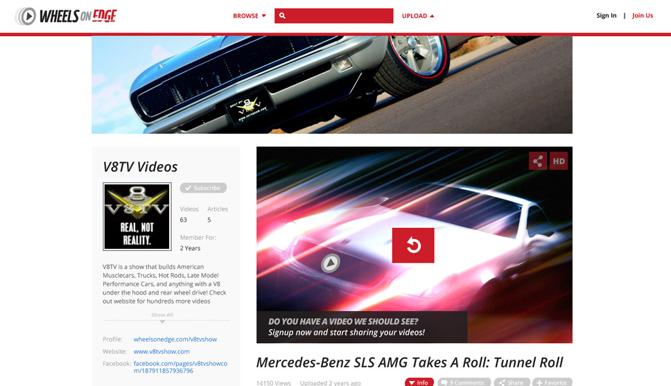 Wheels On Edge Website